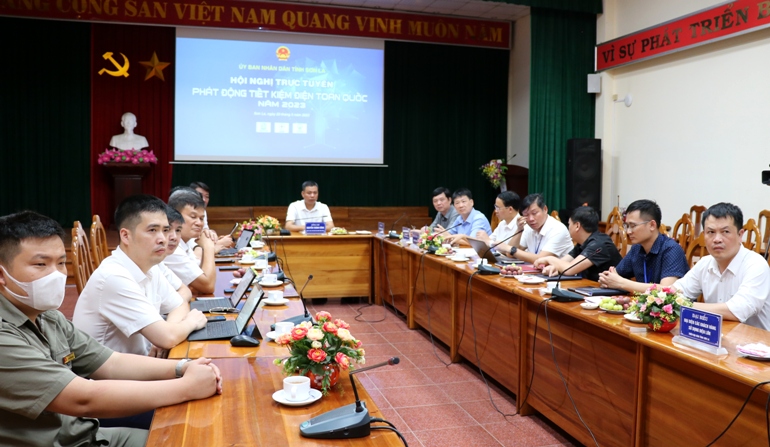 Hội nghị trực tuyến phát động tiết kiệm điện toàn quốc