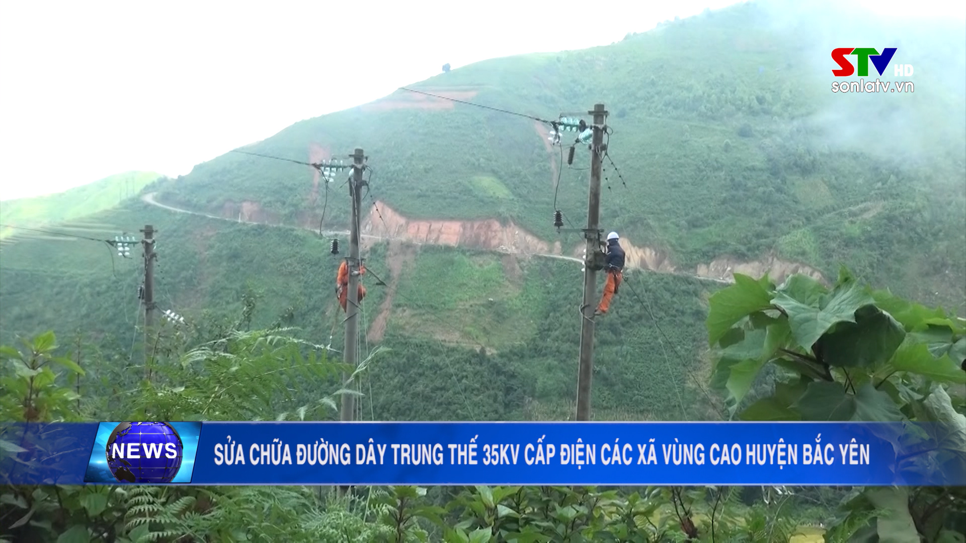 SỬA ĐƯỜNG DÂY TRUNG THẾ 35KV CẤP ĐIỆN CÁC XÃ VÙNG CAO HUYỆN BẮC YÊN

