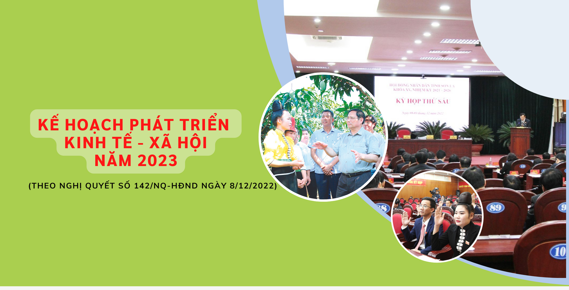 inforgraphic Kế hoạch phát triển kinh tế - xã hội tỉnh Sơn La năm 2023
