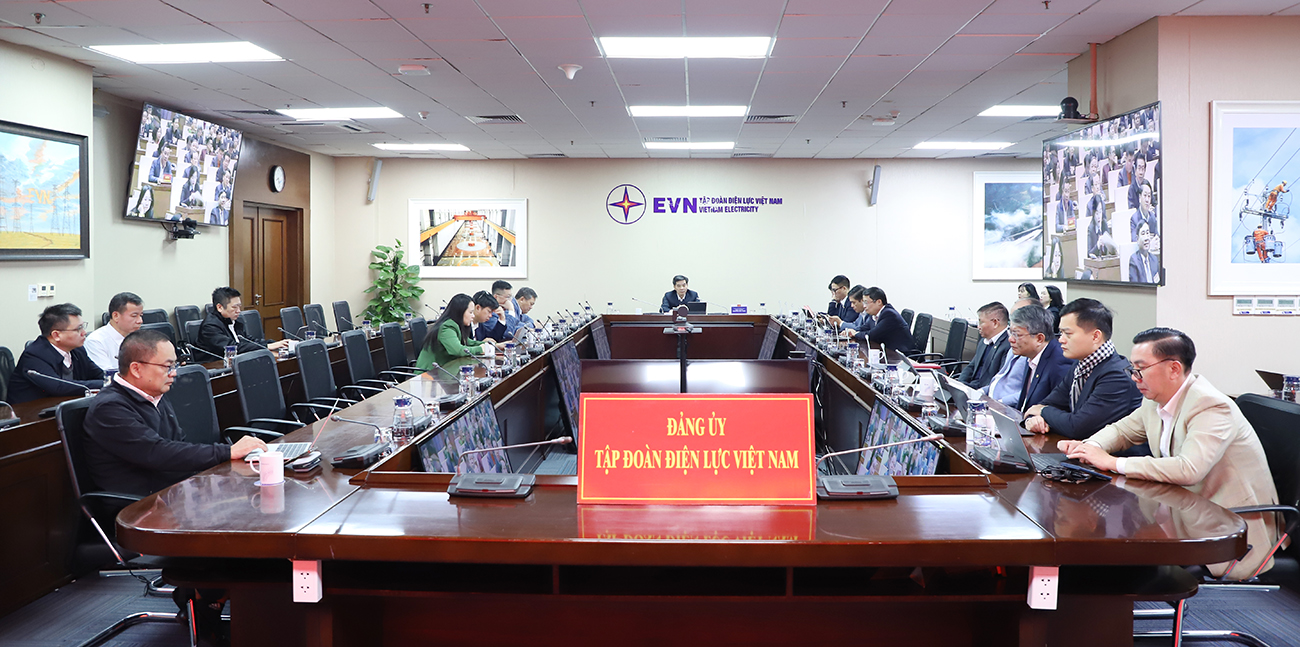Hơn 1.400 cán bộ, đảng viên thuộc Đảng bộ EVN tham dự trực tuyến Hội nghị toàn quốc về đột phá phát triển khoa học, công nghệ, đổi mới sáng tạo