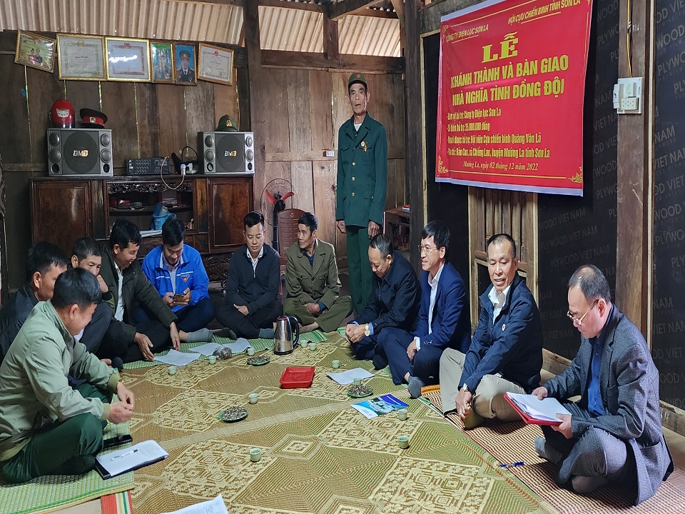 “Nghĩa tình đồng đội” - Những ngôi nhà của tình đoàn kết