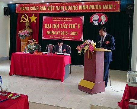 Đại hội Chi bộ Điện lực Thuận Châu lần thứ V thành công tốt đẹp