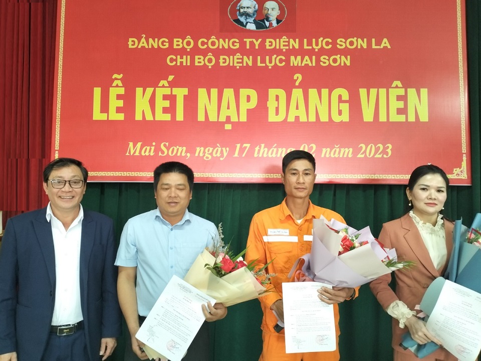 Chi bộ Điện lực Mai Sơn: Kết nạp đảng viên