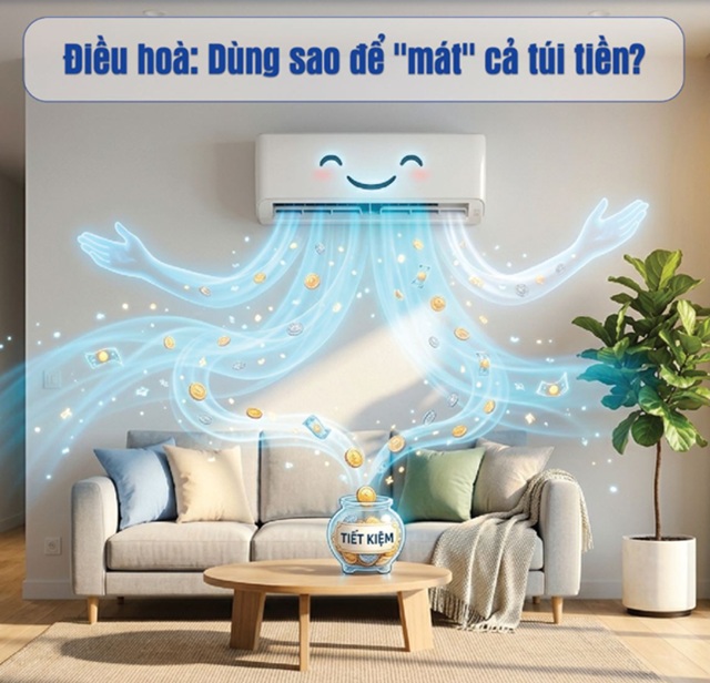 Máy điều hoà: Dùng sao để 'mát' cả túi tiền?