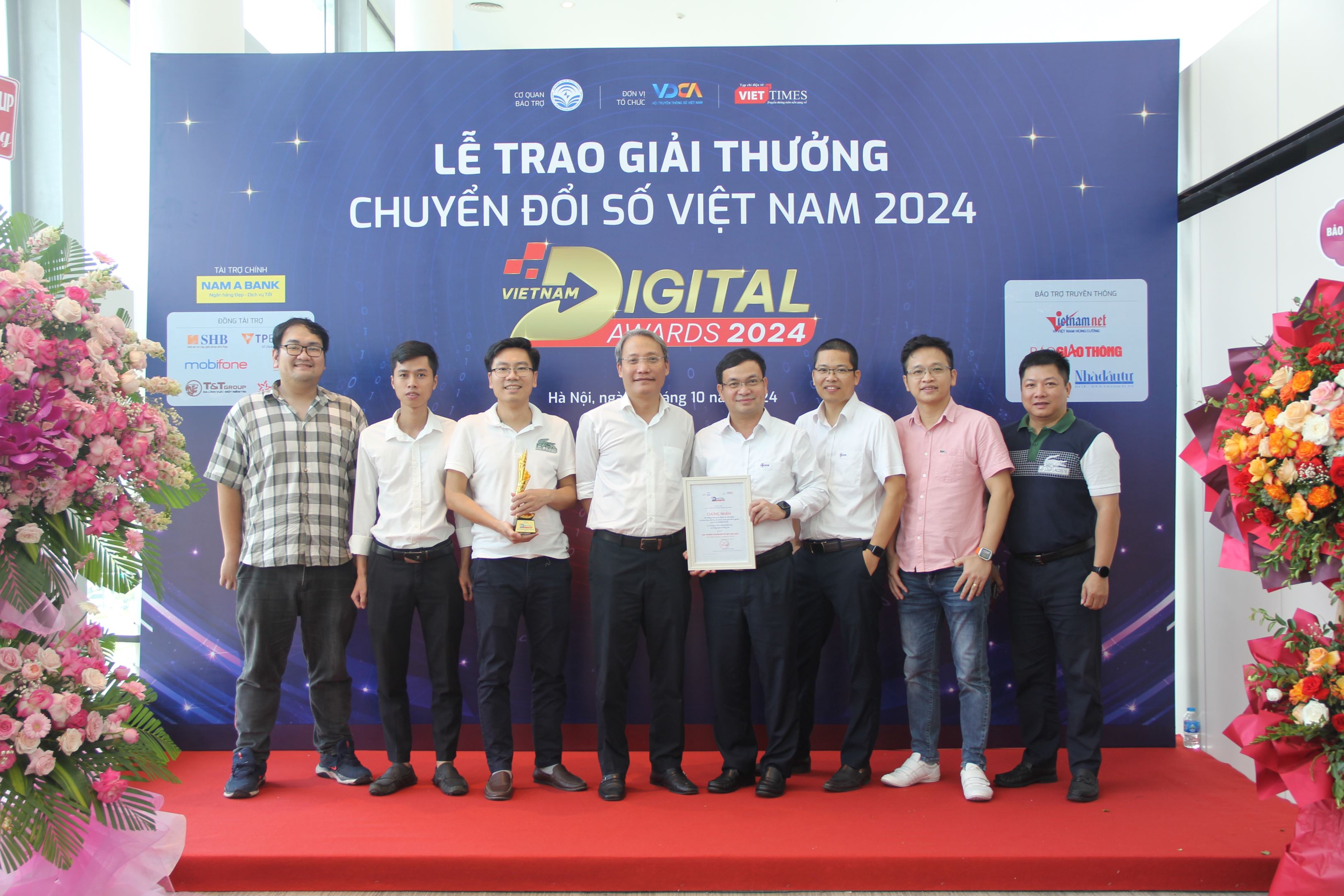 Phần mềm MDMS EVN của EVNICT đạt Giải thưởng chuyển đổi số Việt Nam năm 2024