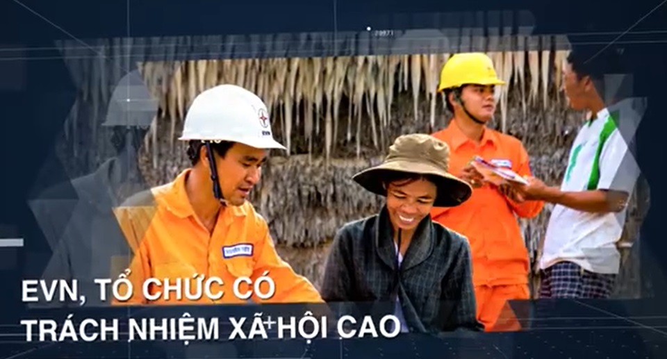 EVN, tổ chức có trách nhiệm xã hội cao