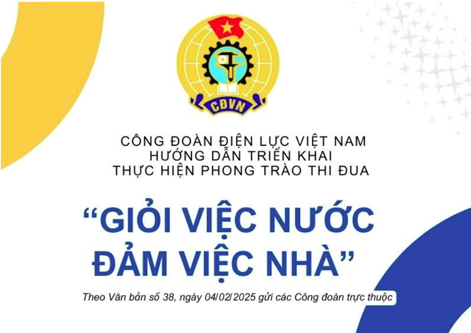 Công đoàn Điện lực Việt Nam hướng dẫn phong trào thi đua 2 Giỏi