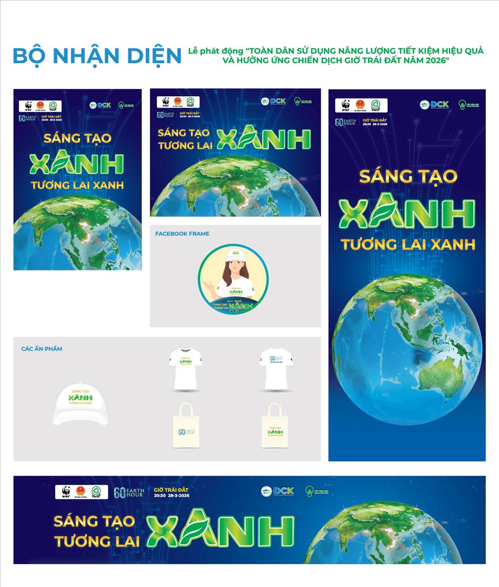 Tích cực hưởng ứng phong trào 'Toàn dân sử dụng năng lượng tiết kiệm hiệu quả và hưởng ứng Chiến dịch Giờ Trái đất năm 2026'