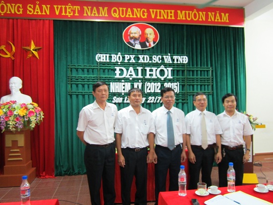 Đại hội chi bộ Phân xưởng Xây dựng ,Sửa chữa và Thí nghiệm điện nhiệm kỳ 2012 - 2015 thành công tốt đẹp