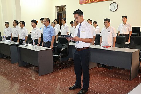 Chi bộ Phòng Kỹ thuật – Điều Độ - Công nghệ thông tin: Kết nạp Đảng viên mới