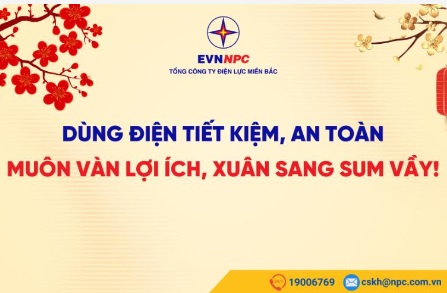 Đón Tết đoàn viên không quên tiết kiệm điện