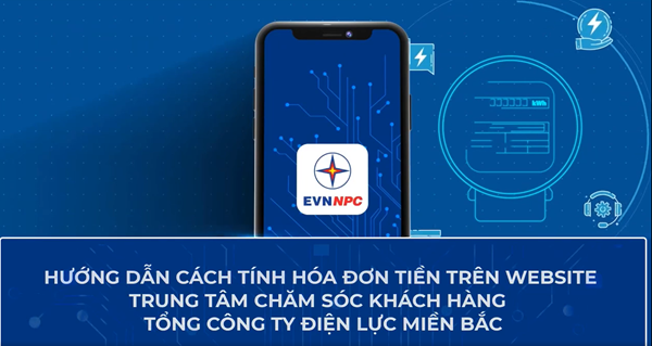 Hướng dẫn tính hóa đơn tiền điện trên Web CSKH 