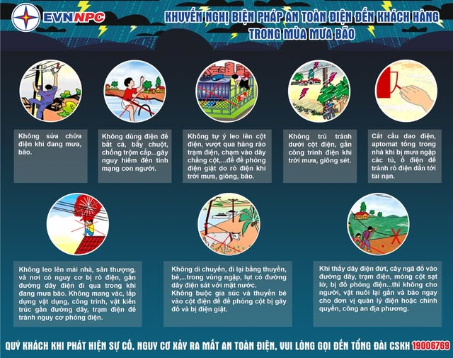 Cảnh báo an toàn điện trong dân