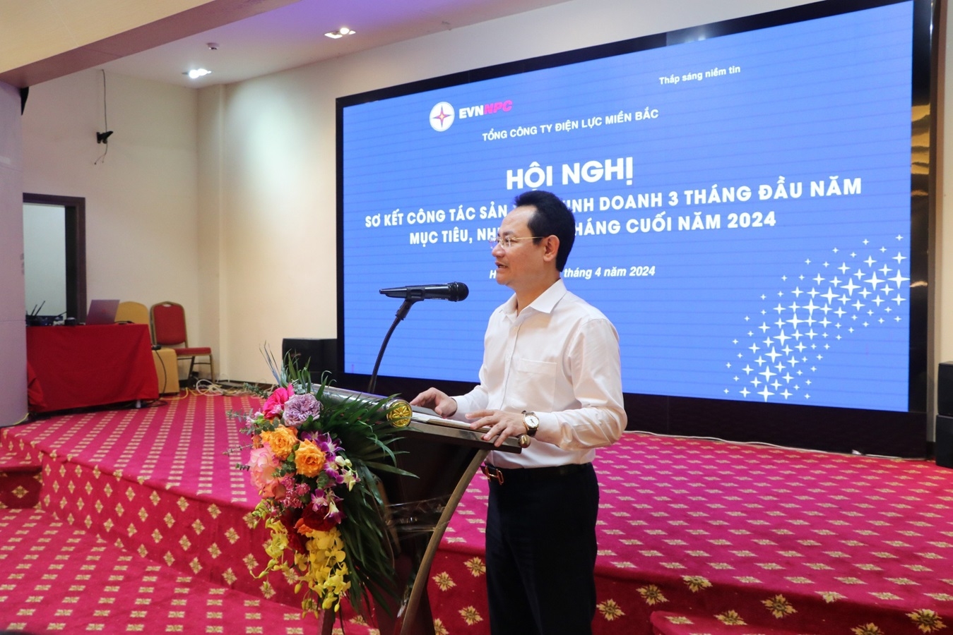 EVNNPC tổ chức Hội nghị sơ kết hoạt động sản xuất kinh doanh Quý I/2024