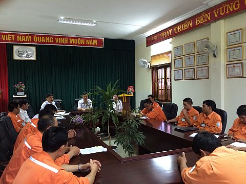 Điện lực Mai Sơn: BCH Công đoàn, An toàn Vệ sinh viên họp định kỳ quý 3/2015