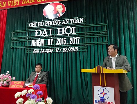 Đại hội Chi bộ Phòng An toàn nhiệm kỳ 2015-2017