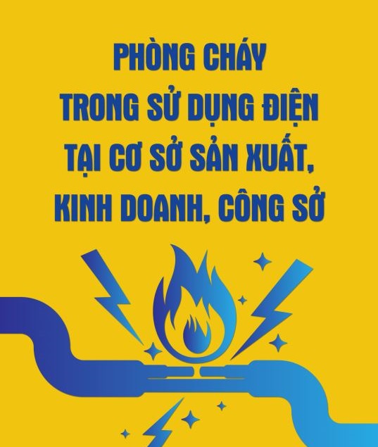 Phòng cháy trong sử dụng điện tại các cơ sở sản xuất, kinh doanh, công sở