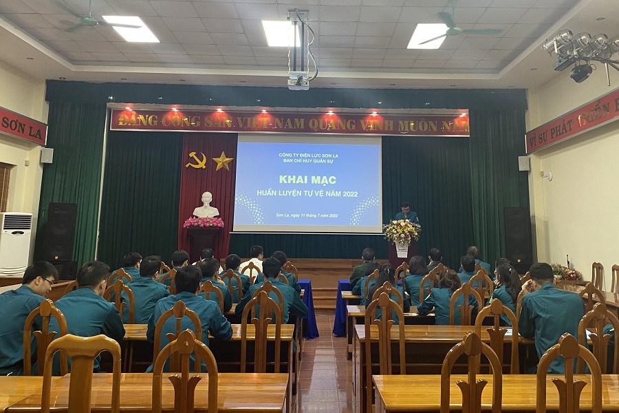 Ban chỉ huy quân sự PC Sơn La: Hoàn thành huấn luyện tự vệ năm 2022
