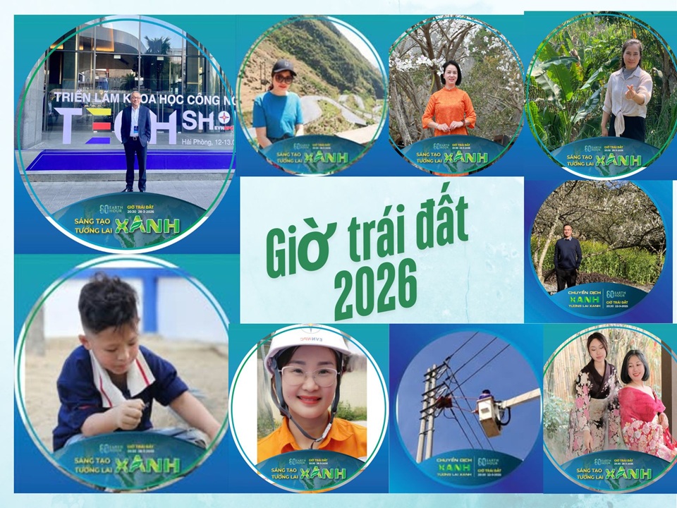 Công ty Điện lực Sơn La lan tỏa hành động xanh hưởng ứng Giờ Trái đất 2026