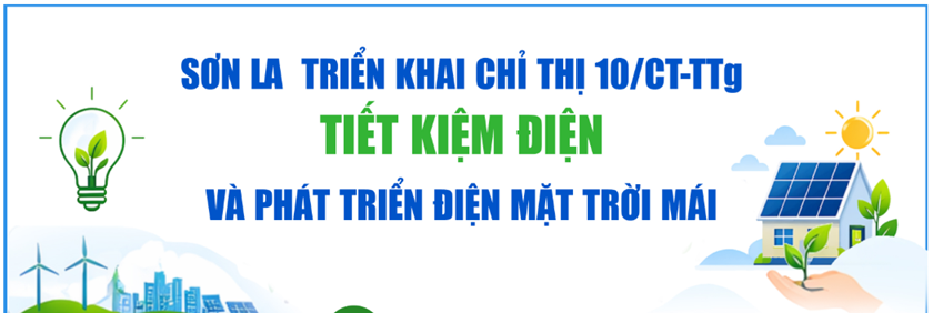 infographic: Tăng cường thực thi tiết kiệm điện và phát triển điện mặt trời mái nhà