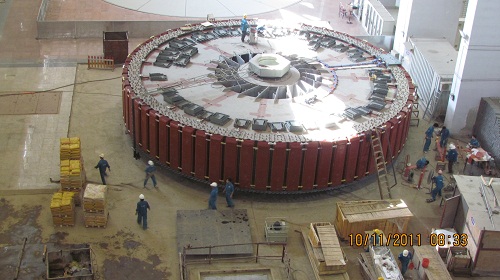Nhà máy thủy điện Sơn La: Lắp đặt thành công rotor tổ máy số 4
