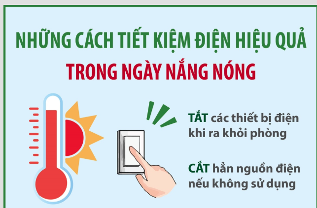 Những cách tiết kiệm điện hiệu quả trong ngày nắng nóng