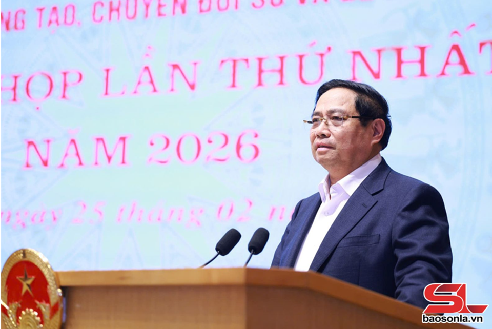 Thủ tướng chủ trì Phiên họp Ban Chỉ đạo về phát triển khoa học, công nghệ, đổi mới sáng tạo, chuyển đổi số và Đề án 06