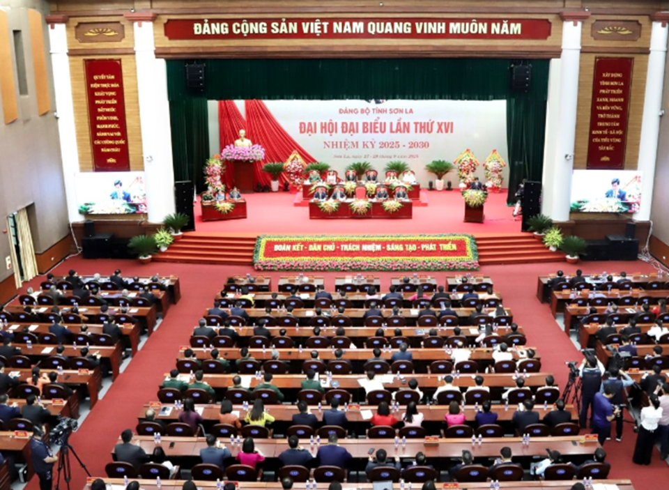 Bế mạc Đại hội đại biểu Đảng bộ tỉnh Sơn La lần thứ XVI, nhiệm kỳ 2025 - 2030