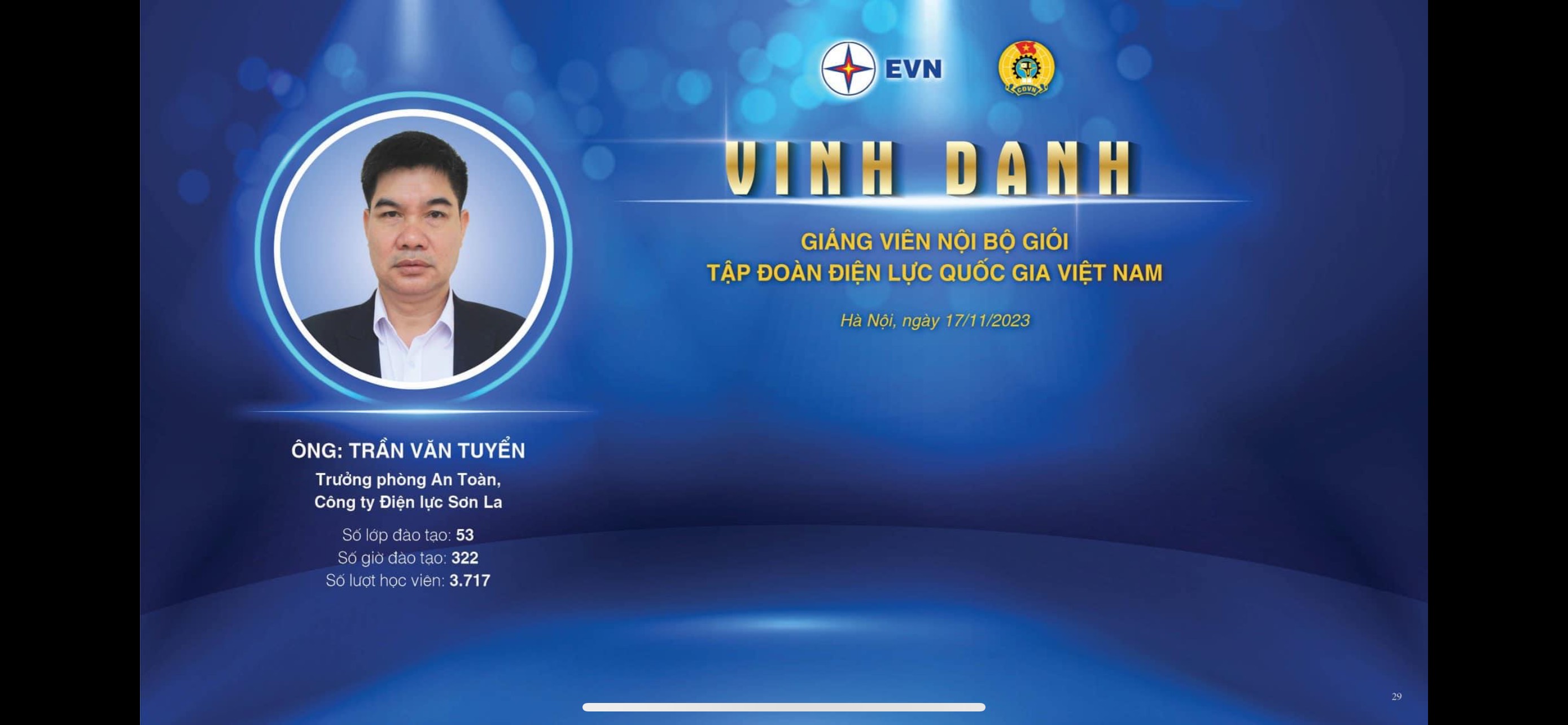 Vinh danh giảng viên nội bộ giỏi trong Tập đoàn Điện lực Quốc gia Việt Nam