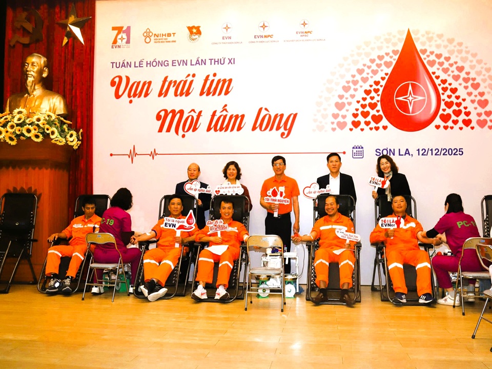 Công ty Điện lực Sơn La: Lan tỏa yêu thương từ những giọt máu hồng