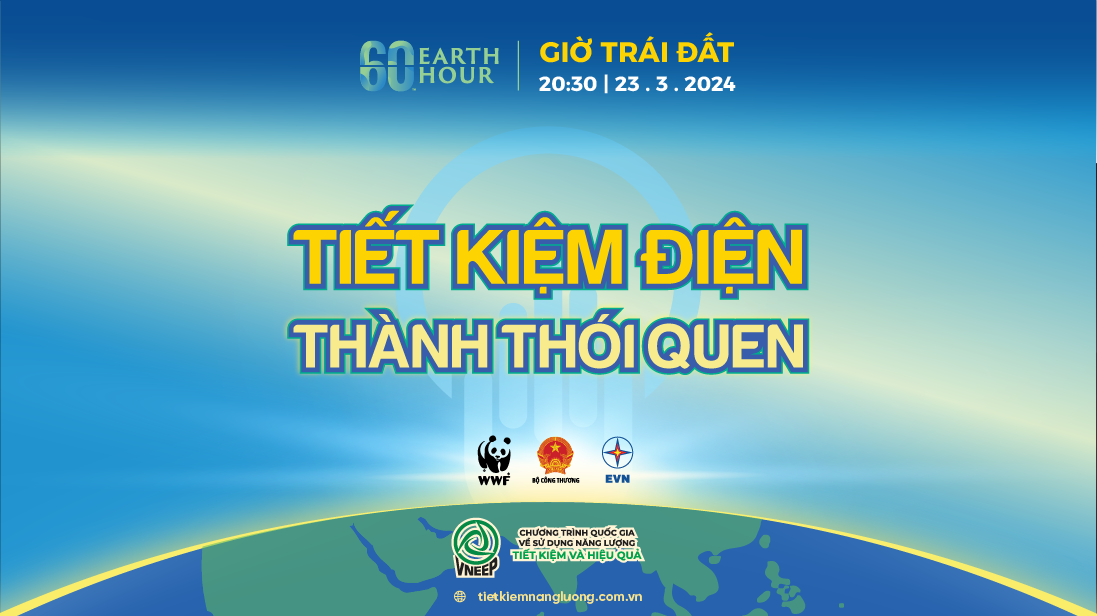 Bộ nhận diện truyền thông Chiến dịch Giờ Trái đất năm 2024