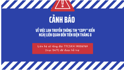 EVNNPC cảnh báo hiện tượng lan truyền thông tin sai sự thật về hóa đơn tiền điện trên mạng xã hội
