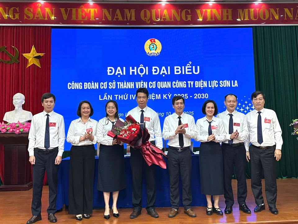 Đại hội đại biểu Công đoàn cơ sở thành viên Cơ quan Công ty Điện lực Sơn La lần thứ IV, nhiệm kỳ 2025–2030