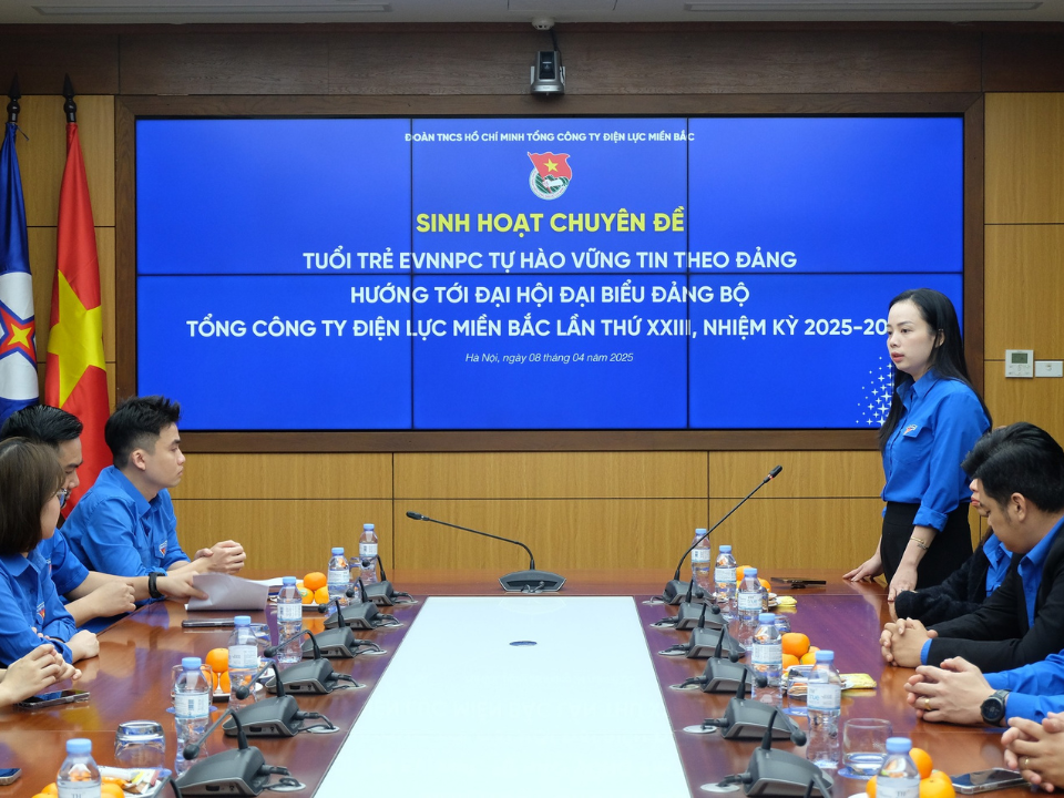 Tuổi trẻ EVNNPC tự hào – vững tin theo Đảng