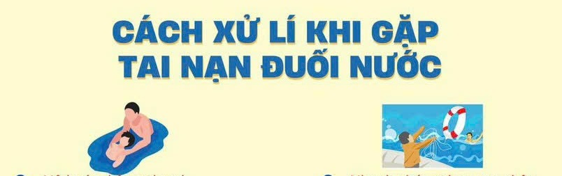 Cách xử lý khi gặp tai nạn đuối nước