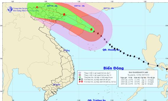 TIN BÃO KHẨN CẤP (Cơn bão số 2) 