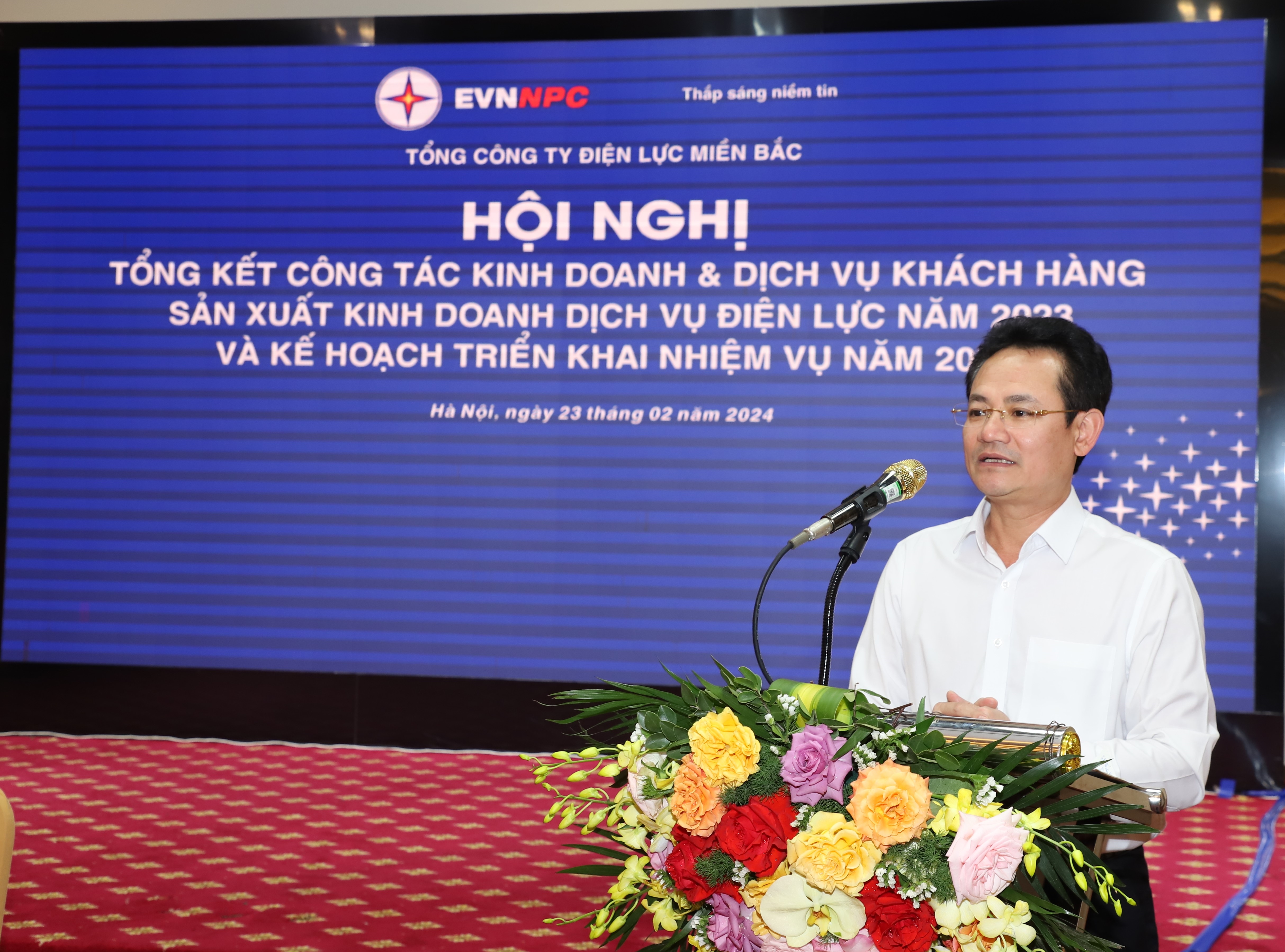 CBCNV khối Kinh doanh Tổng công ty Điện lực miền Bắc quyết tâm thực hiện tốt nhiệm vụ năm 2024