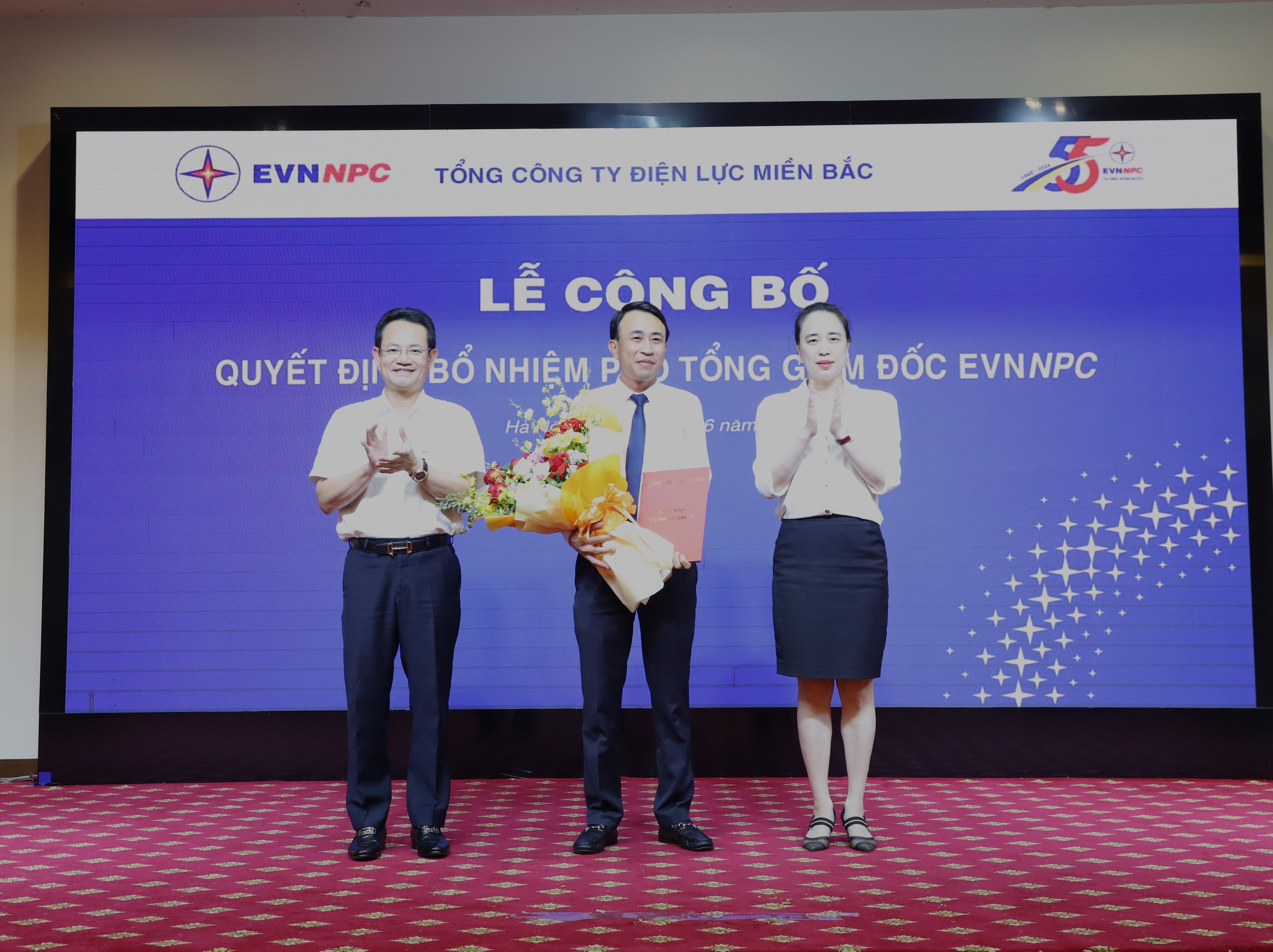 Tổng công ty Điện lực miền Bắc công bố Quyết định chức danh Phó Tổng Giám đốc
