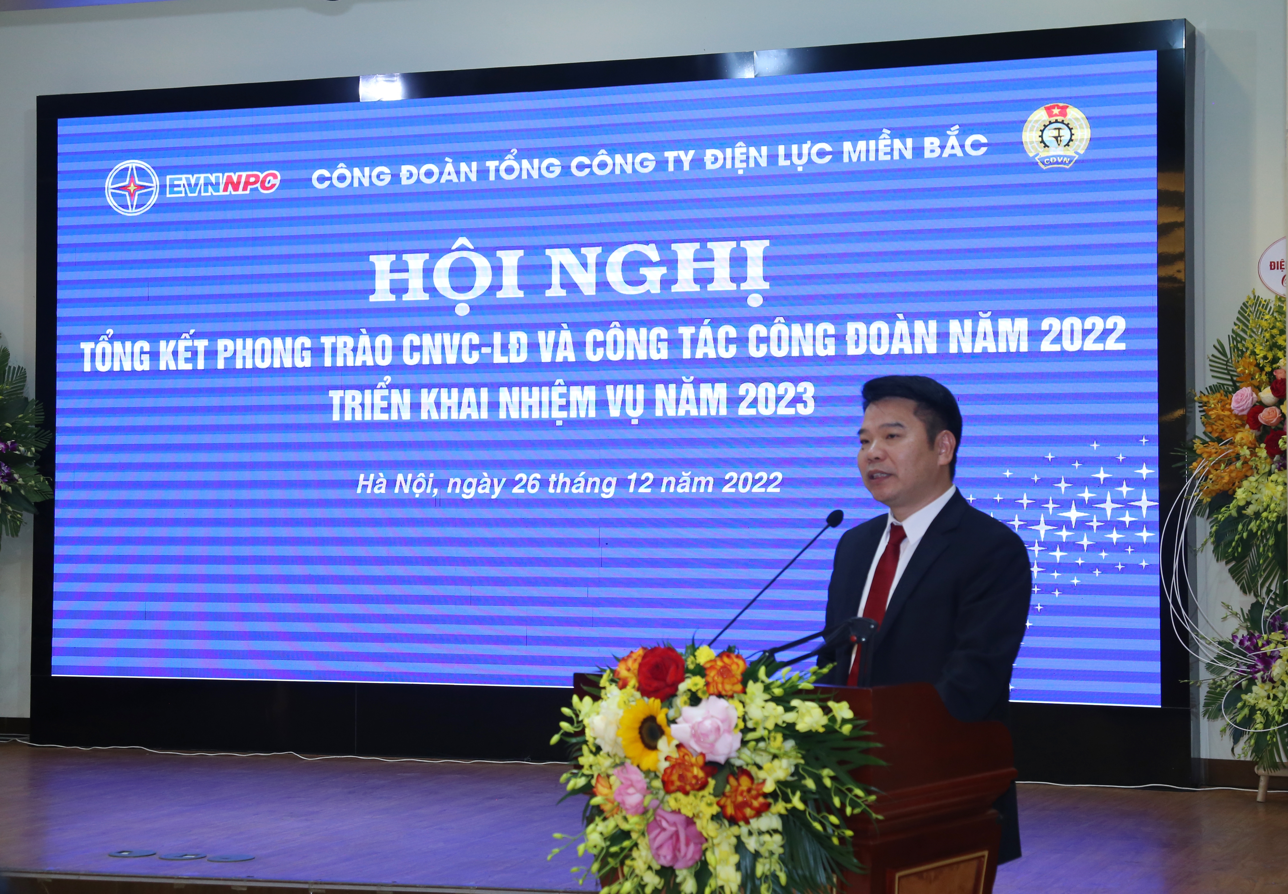 Công đoàn Tổng công ty Điện lực miền Bắc tổng kết phong trào công nhân viên chức lao động và hoạt động Công đoàn năm 2022, triển khai nhiệm vụ năm 2023