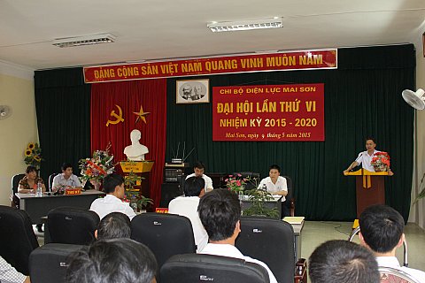 Đại hội Chi bộ Điện lực Mai Sơn thành công tốt đẹp