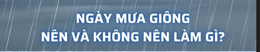 Hãy lưu ý những khuyến cáo về #an_toàn_điện khi có giông, lốc, sét!