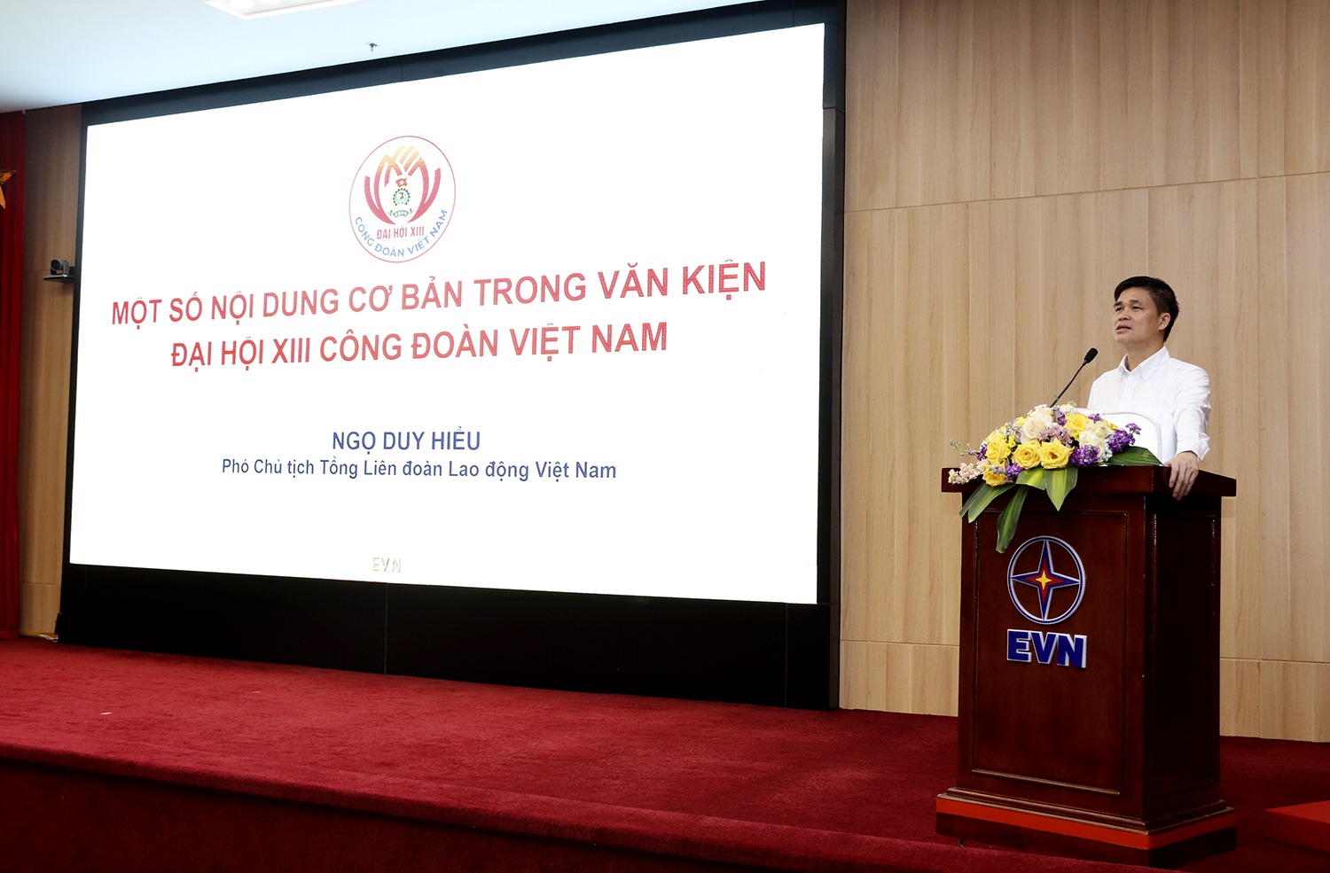 Hội nghị quán triệt Nghị quyết Đại hội XIII Công đoàn Việt Nam và Nghị quyết Đại hội VI Công đoàn Điện lực Việt Nam