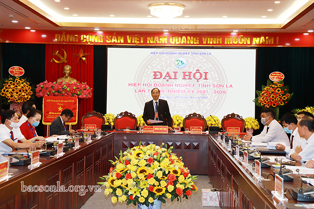 Đại hội Hiệp hội Doanh nghiệp tỉnh Sơn La lần thứ III, nhiệm kỳ 2021-2026: Đoàn kết - Đổi mới - Sáng tạo - Phát triển