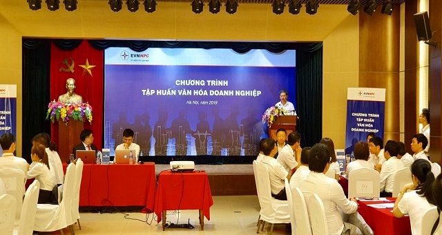 EVNNPC tiếp tục triển khai chương trình Tập huấn Văn hóa doanh nghiệp năm 2019