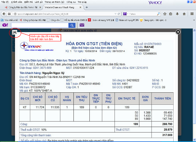 Cách tra cứu hóa đơn tiền điện online