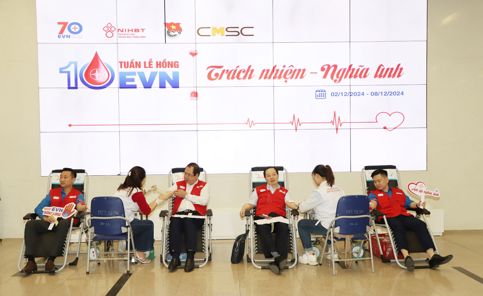 EVN triển khai chương trình hiến máu tình nguyện - Tuần lễ hồng EVN lần thứ X