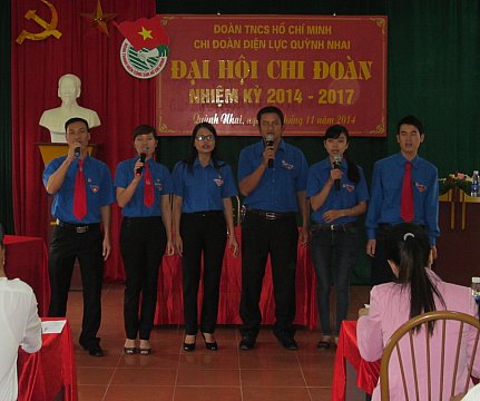 Chi đoàn ĐL Quỳnh Nhai: Tổ chức Đại hội nhiệm kỳ 2014 - 2017