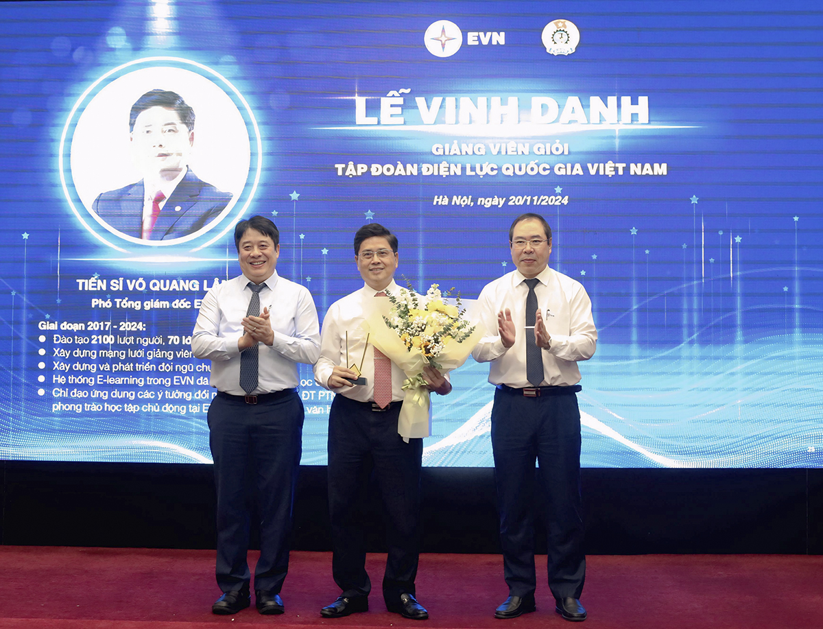 Vinh danh giảng viên nội bộ giỏi và chia sẻ kinh nghiệm đào tạo, học tập chủ động trong Tập đoàn Điện lực Quốc gia Việt Nam