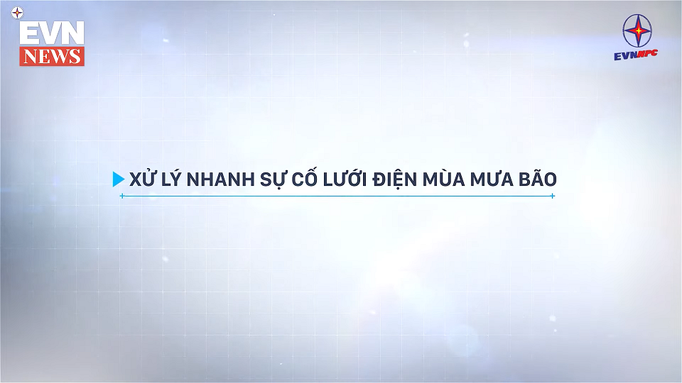 XỬ LÝ NHANH CÁC SỰ CỐ LƯỚI ĐIỆN MÙA MƯA BÃO
