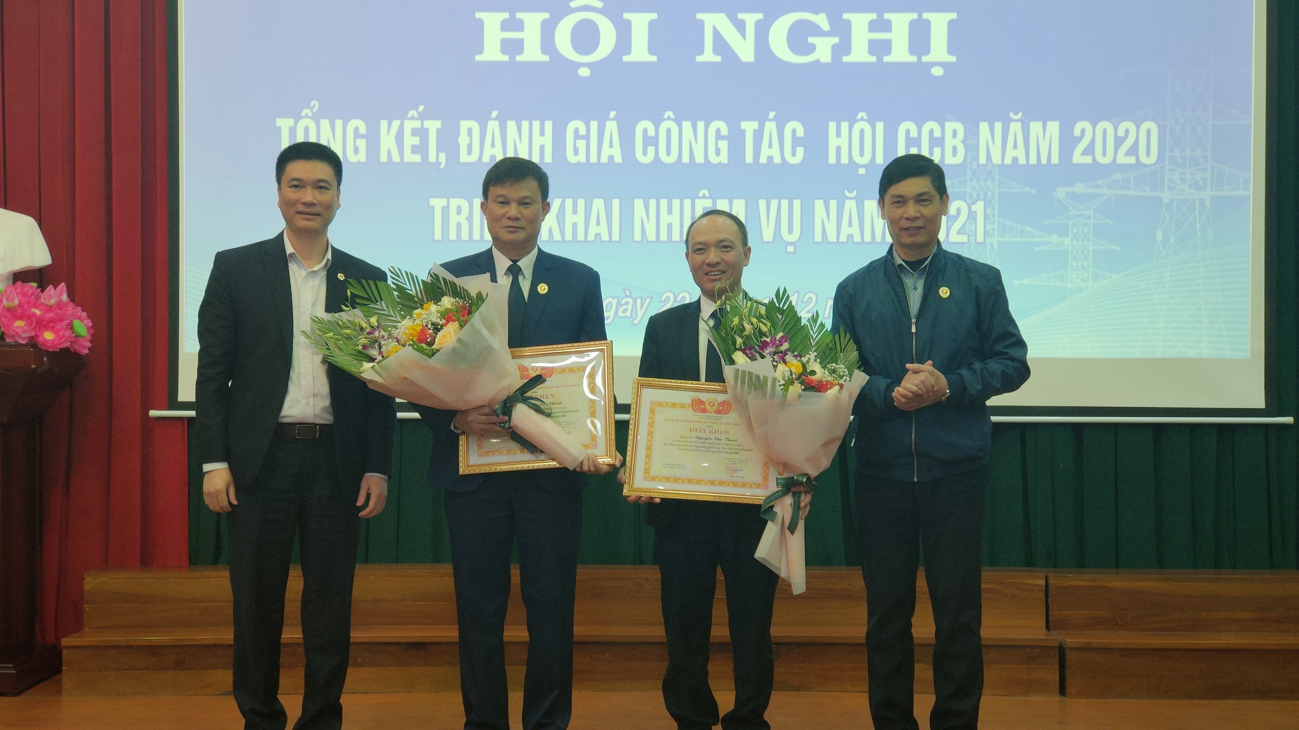 Hội Cựu chiến binh Công ty Điện lực Sơn La tổng kết công tác Hội và phong trào thi đua năm 2020